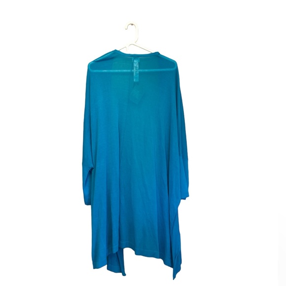 New Chico’s Convertible Cardigan Sweater 3/4 Sleeves Tropical Teal Size 3 (XL) - Picture 3 of 8
